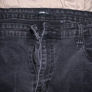 NovaMen black pants. Skinny jeans size 38